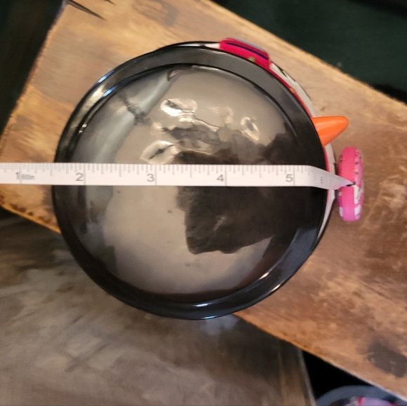 gently used ceramic St Nicolas square yuletide cookie jar - Picture 2 of 9